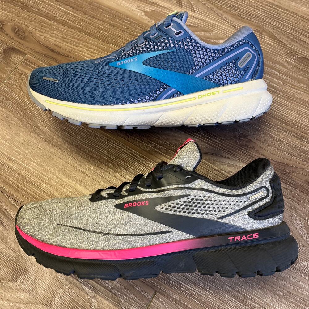 Brooks Women's *BUNDLE OF 2* Running Shoes Ghost 14 & Trace 2 Size 8B EUC